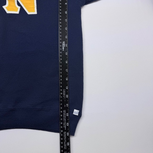 Vintage Russell Athletic Sigma Nu Sweatshirt Navy Blue Made in USA Mens Medium - Picture 10 of 10